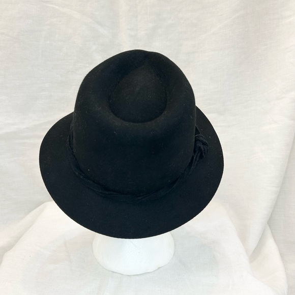 Urban Outfitters Staring at Stars Black Wool Fedora Panama Hat - Picture 6 of 14